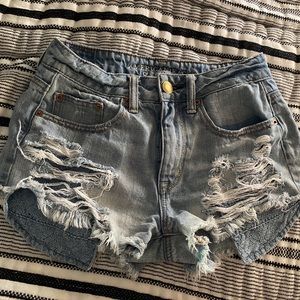 American eagle jean shorts
